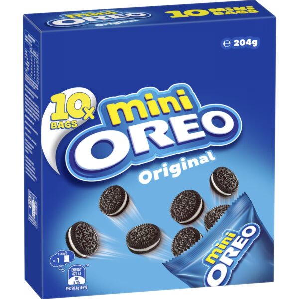 Oreo Mini Original Cookies Multipack 204g