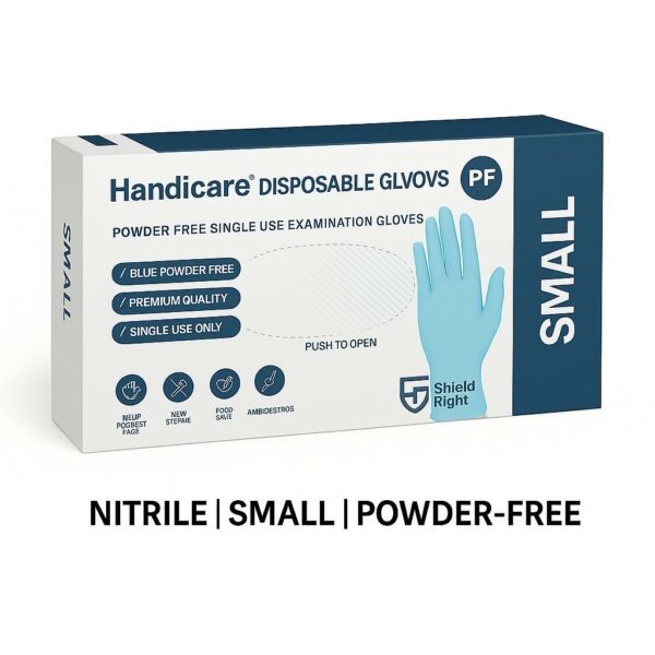 Handicare Disposable Nitrile Gloves – Small